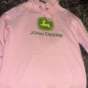 John Deere  hoodie in pink